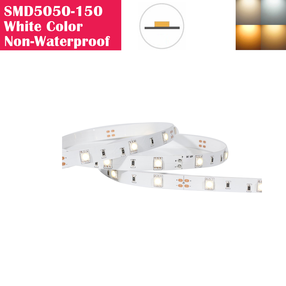 5 Meters SMD5050 Non-waterproof 150LEDs Flexible LED Strip Lights